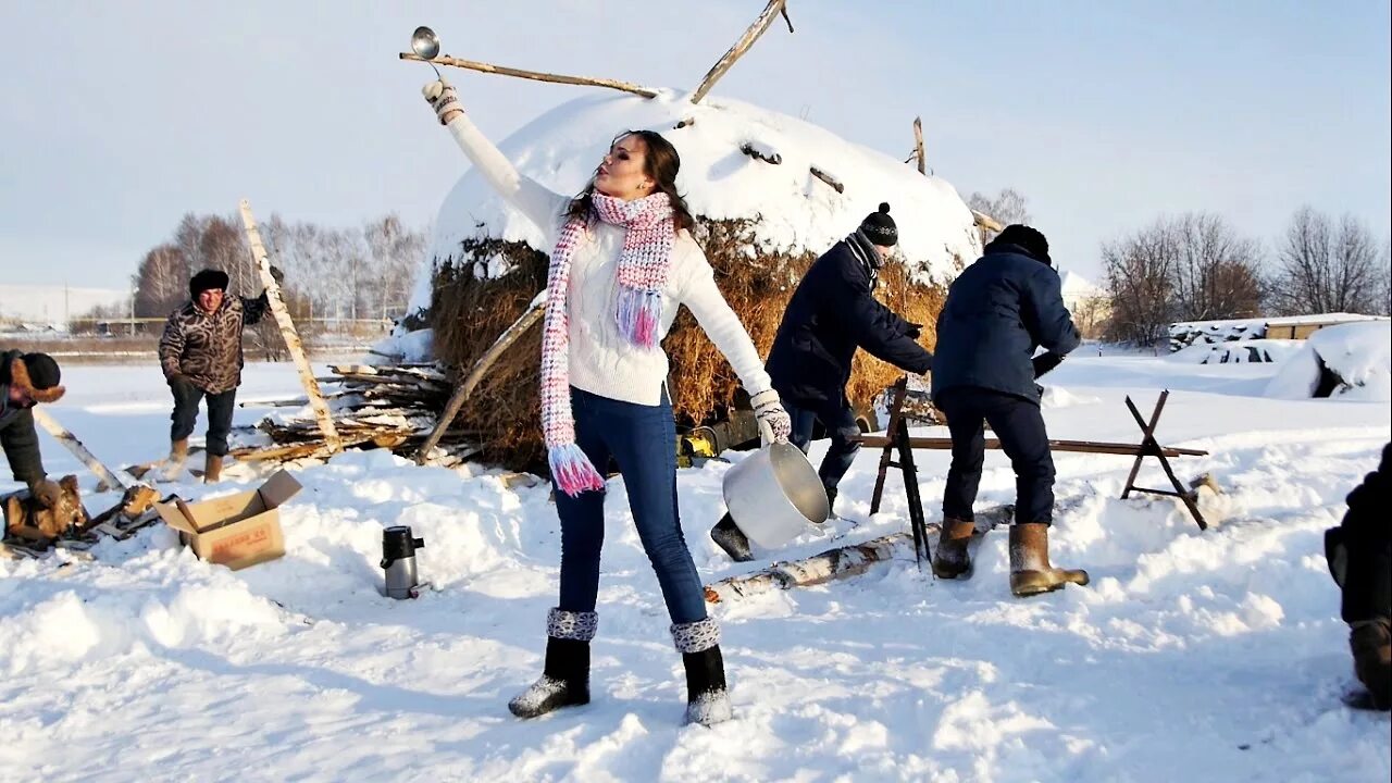 Гел шулай. Клип в деревне.