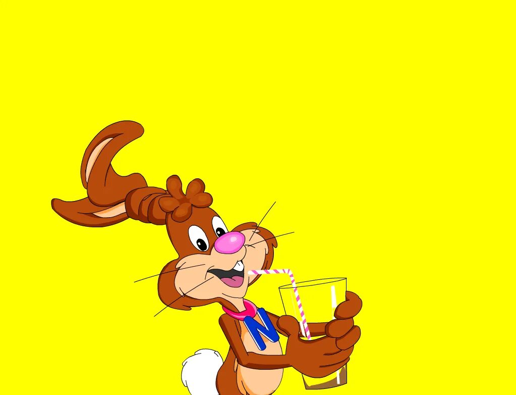 Nesquik. Nesquik Маскот. Кролик Квики. Несквик без надписи.