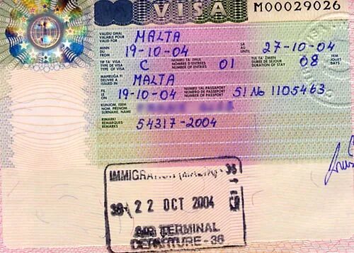Мальтийская виза 2021.