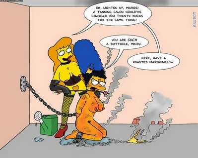 Slideshow marge simpson in bondage.