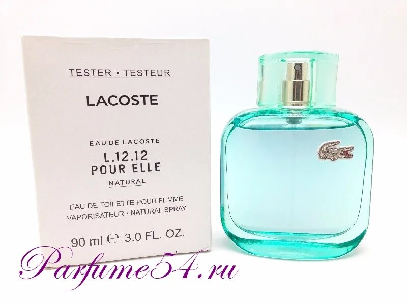 Lacoste natural. Лакост 12 12 pour elle natural. Лакосте 12.12 женские pour elle natural. Lacoste l. 12.12 pour elle natural EDT (W) 90ml Tester. Лакост зеленый женский тестер.