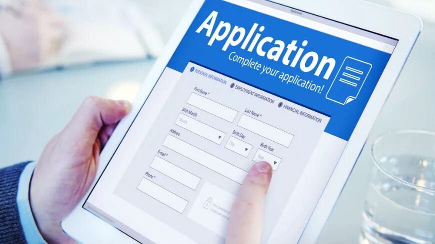 Call for applications. Application. application form icons.