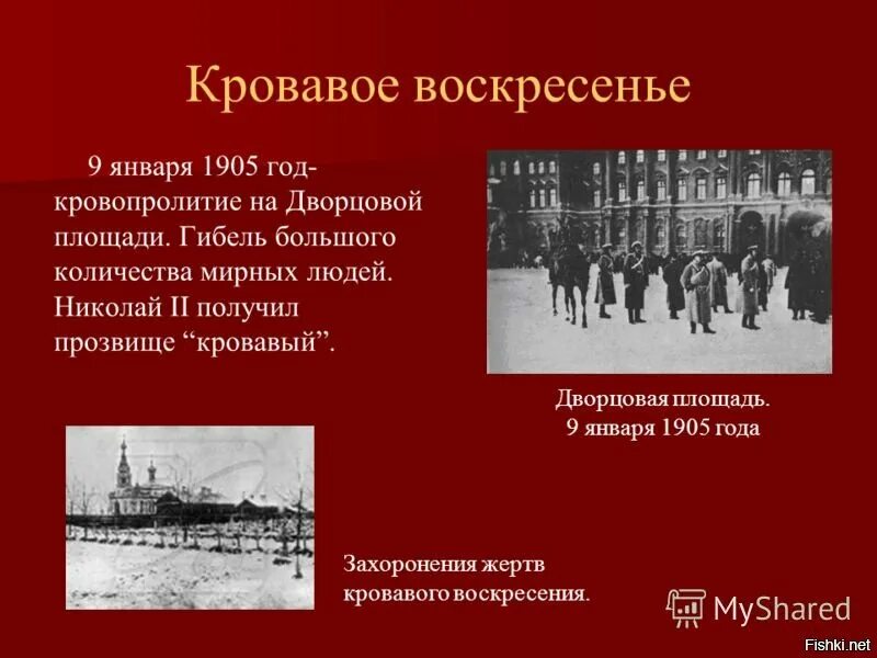 События 1905 года кровавое воскресенье