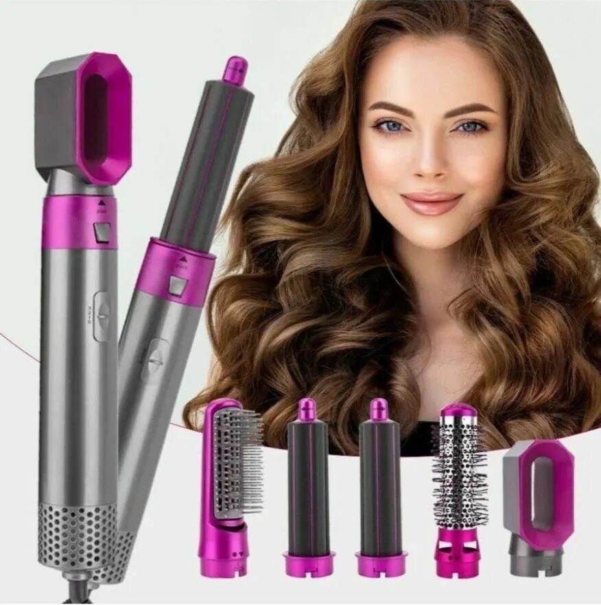 Фен стайлер что это. Фен стайлер 5 в 1. Стайлер 5в1 hot Air Styler. Стайлер для волос hot Air Styler 5 в 1. Фен стайлер 5 в 1 для волос насадки.