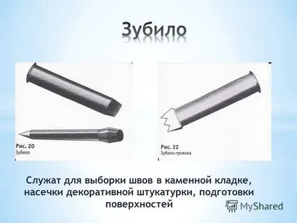 Длина зубила