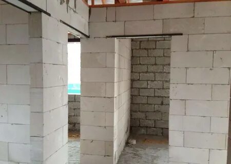 Межкомнатные стены из газоблока