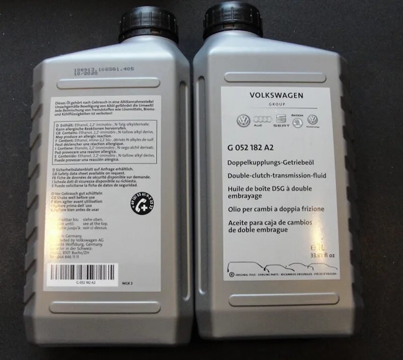 Сколько масла dsg. Vag g052182a2. vag dsg 1л g052182a2. vag g 052 182 a2. volkswagen g052182a2 масло.
