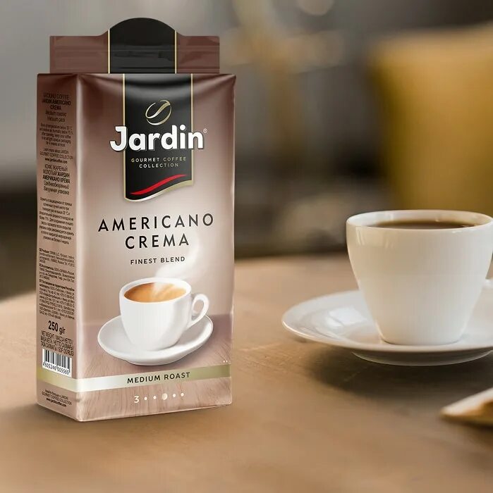 Кофе молотый Jardin americano crema, 250 г. Кофе Жардин americano crema 250. Кофе Жардин американо крема молотый 250г. Jardin кофе americano crema 1000g. Кофе jardin americano crema