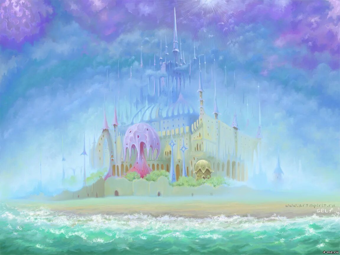 Волшебный город гнев океана. Сказочное царство. Сказочный город. Сказочный дворец. Сказочный замок.