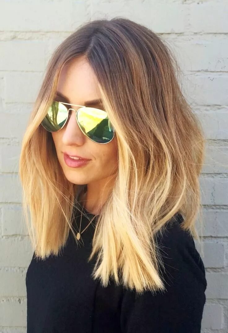 Омбре на русые. Стрижка lob long-bob на длинные волосы. каре лонг боб шатуш. лонг боб с омбре. лонг боб и балаяж.