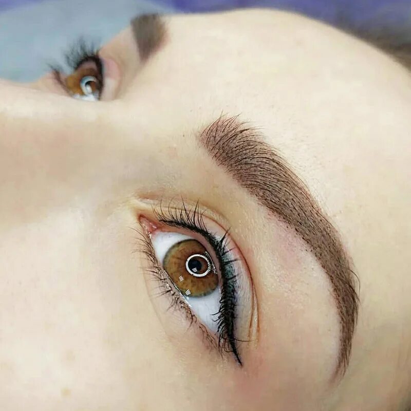Татуаж наращивание ресниц. Татуаж стрелки на глазах и нарощенные ресницы. Татуаж ресниц стрелки. Коричневые брови. Татуаж бровей коричневый.