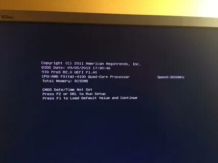 После обновления мигает экран