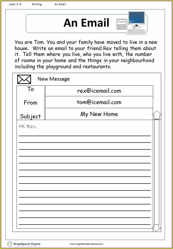 Write a letter task. Writing an email Worksheets. Worksheet for writing e-mail. Writing task 3 класс. Write an email пример.