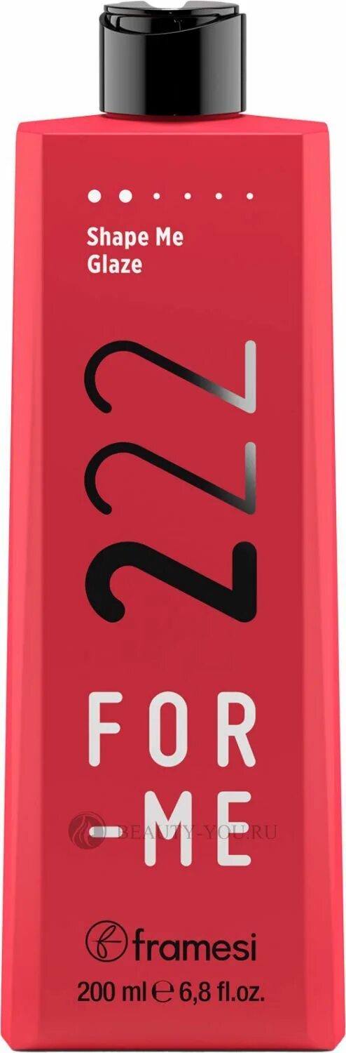 Shape me up. Текстурирующий флюид for-me 222 shape me glaze 200 мл. framesi. glaze me.