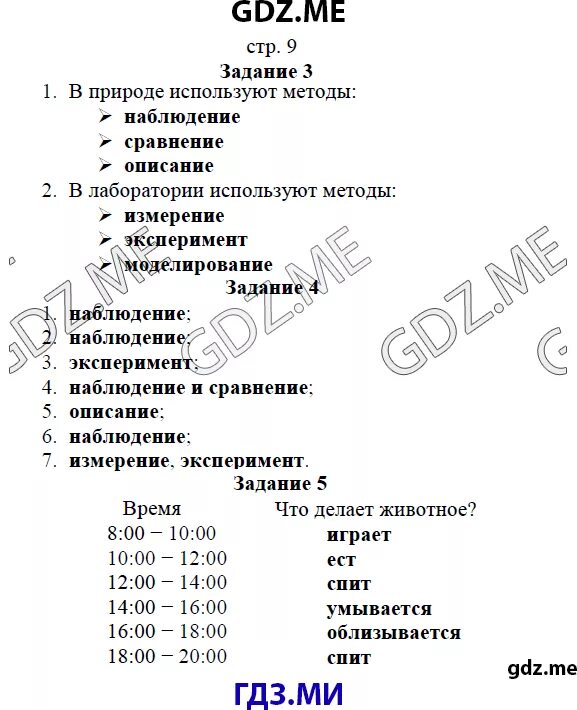 Правильные ответы по биологии 5 класс. Рабочая тетрадь по биологии 5 класс Корнилова.