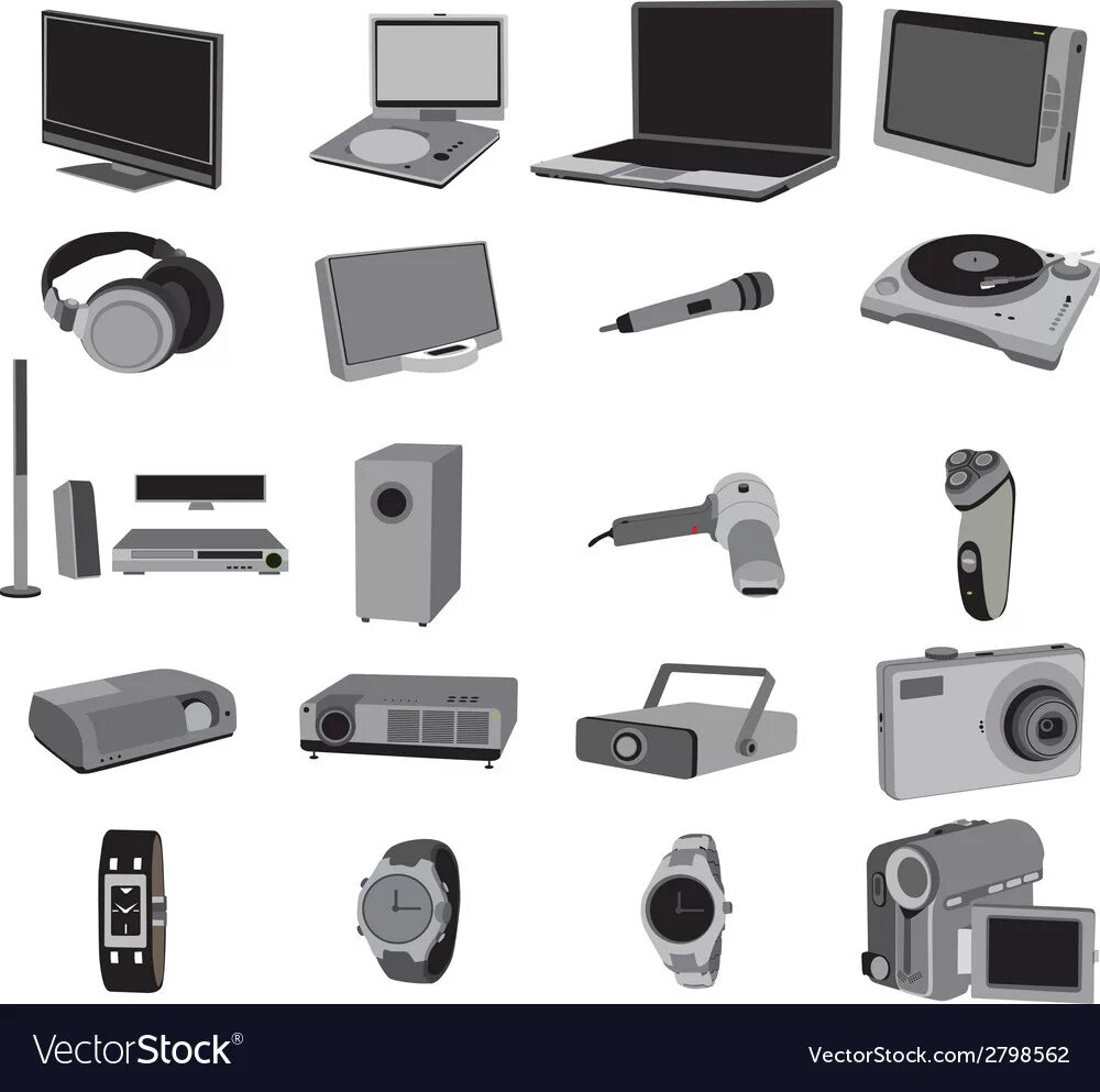 Device object. Вектор устройства электронные. Проекты из электроники небольшие. Electrical objects.