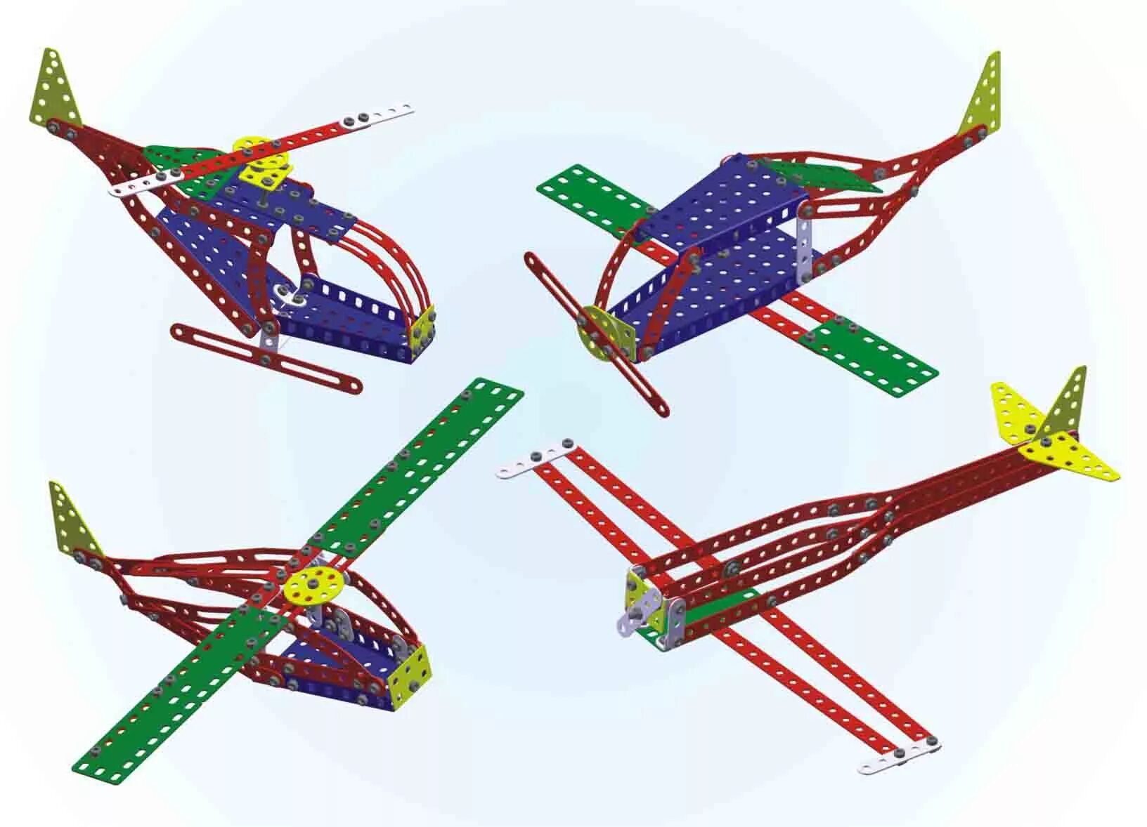 Конструктор модель самолета. Самолёт из детского металлической конструктора. Вертолет из металлического конструктора. Самолет из железного конструктора.