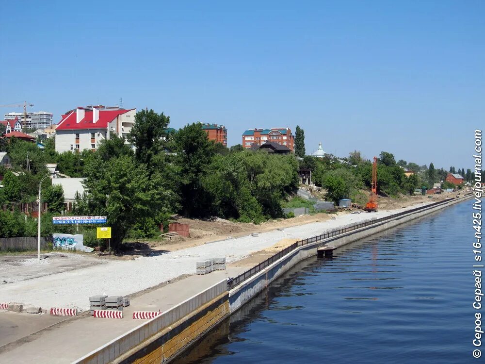 Мэр Воронежа заявил, что на третий этап реконструкции Петровской набережной потр