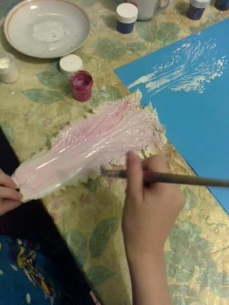 Рисование капустным листом. Нетрадиционное рисование капустным листом. рисование капустным листом в детском саду. рисование капустой нетрадиционное.