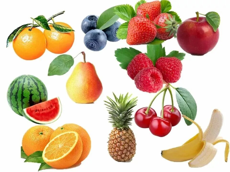 Фрукты и ягоды для детей
