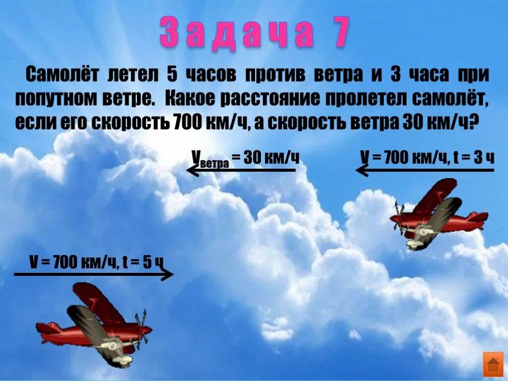 Игра почему летают. Задачи на движение самолетов. Задача про самолет. Задачи на движение воздушных судов. Задачи ветер.