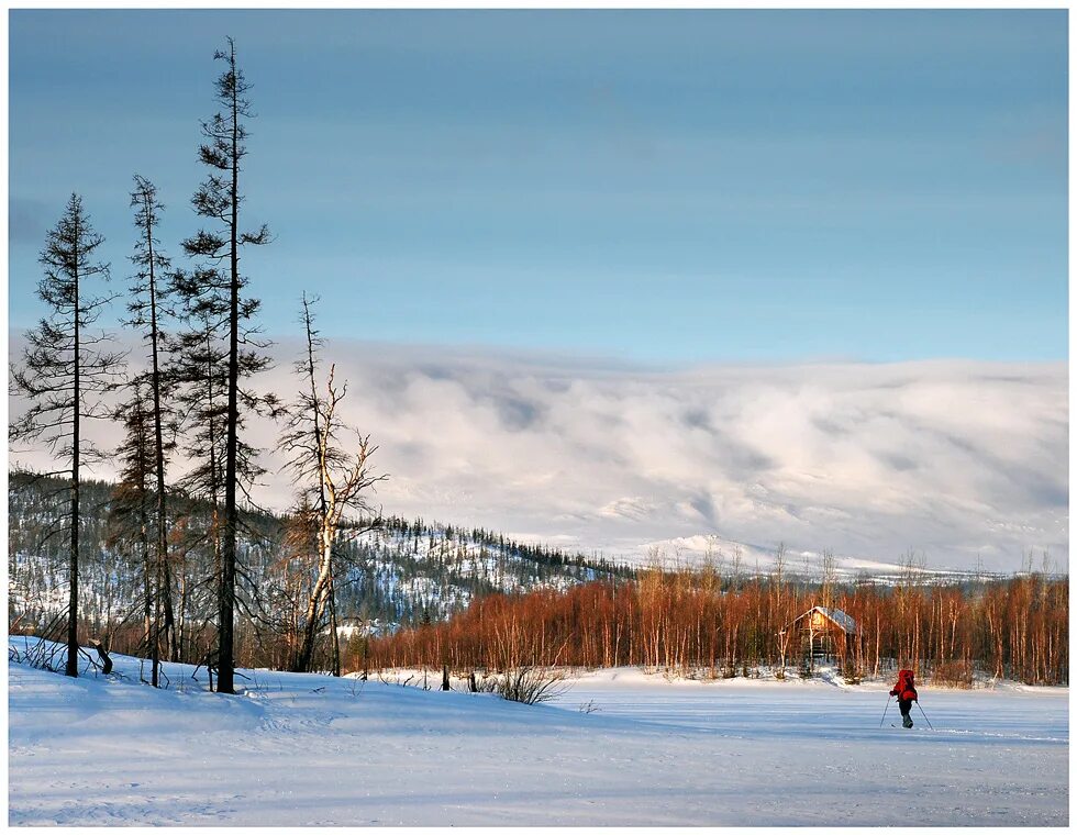 Озеро в лапландии 5. Winter 2009.