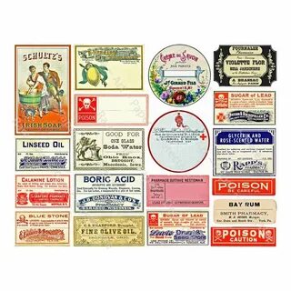 Заполненная этикетка