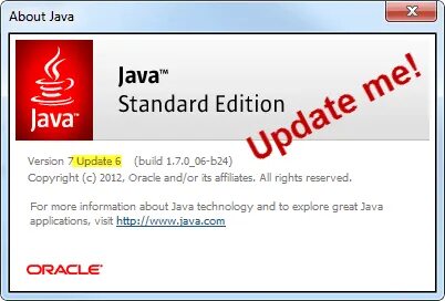 Java runtime environment 1.7