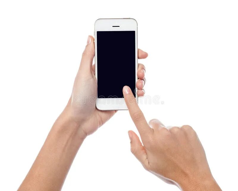 Touch operation. Айфон в руке. phone hand touch. корпоративный мобильный телефон. мобильный телефон в руке на черном shutterstock.