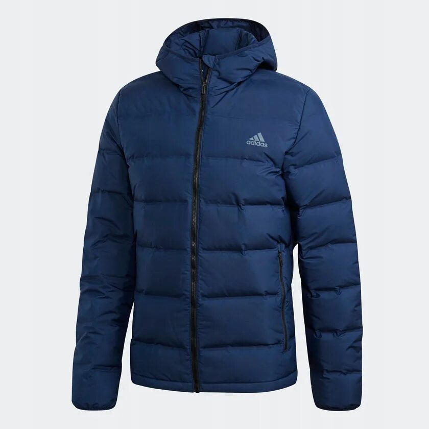 Куртки адидас мужские зимние купить. Пуховик мужской adidas Helionic ho JKT cz2310. Пуховик adidas Helionic ho JKT. Пуховик adidas Helionic down Jacket. Пуховик adidas Helionic синий.