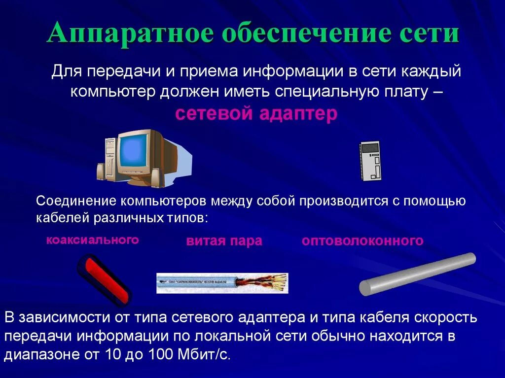 Настройка аппаратных средств. Аппаратное обеспечение локальной сети. Аппаратное обеспечение локальной компьютерной сети. Аппаратное и программное обеспечение локальных сетей. Аппаратные средства локальных сетей.