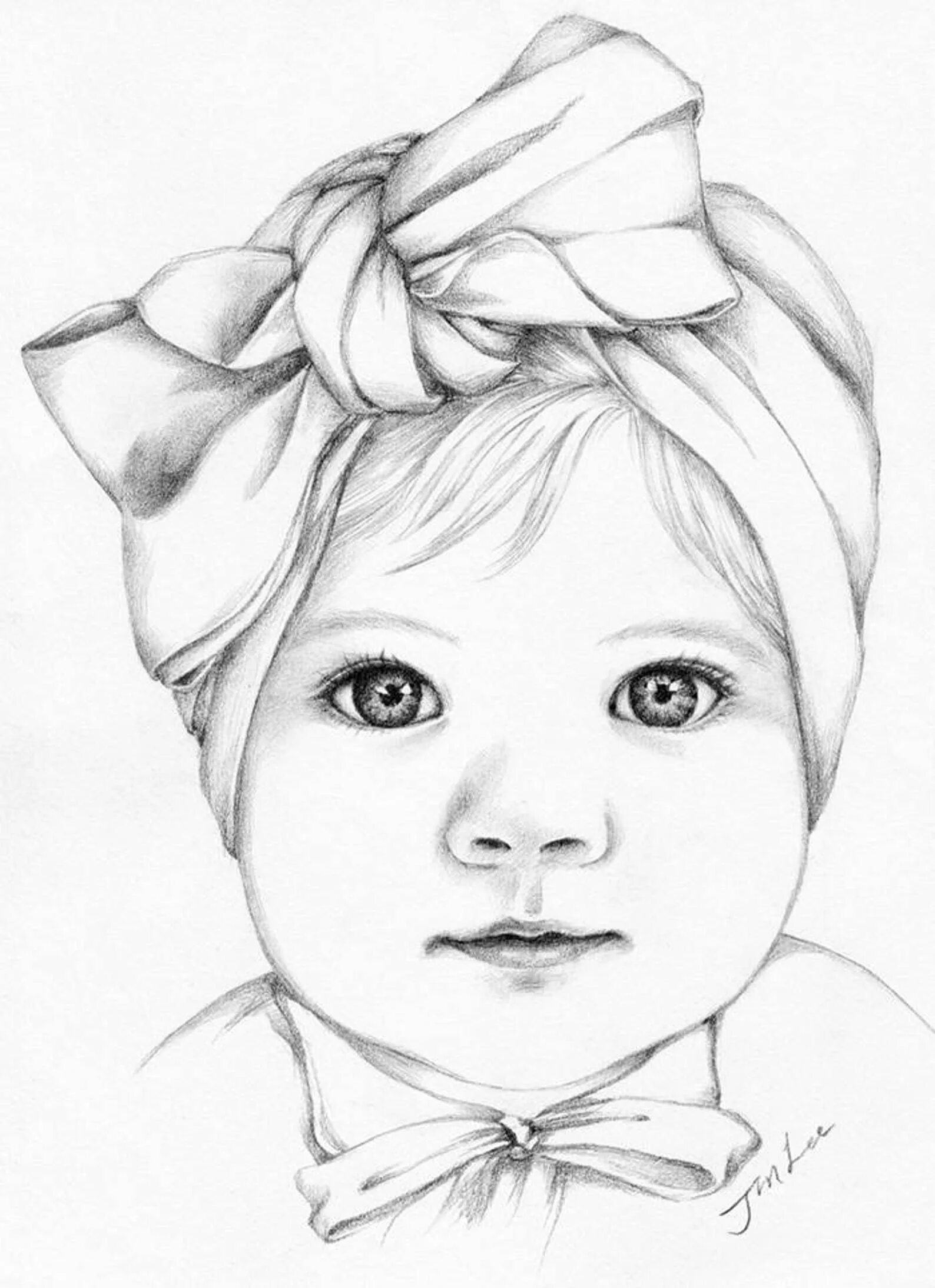 Ребенок карандашом. Портрет девочки. Портрет ребенка карандашом. Портрет ребенка карандашом для срисовки. Портрет девочкикарандашем.