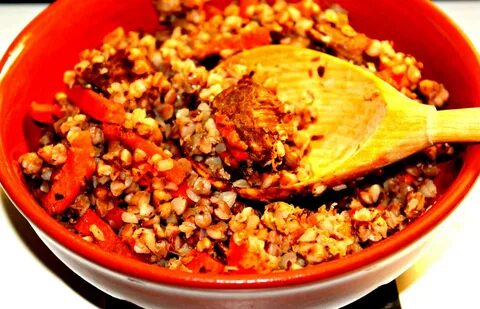 Гречка с мясом морковью