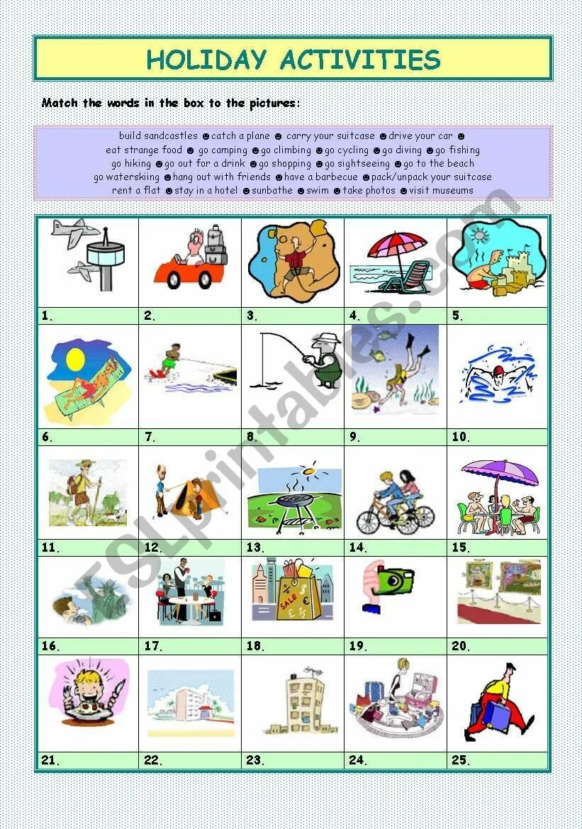 Holiday activities. Holiday activities 6 класс. Activities on Holidays примеры. Holiday activities Vocabulary.