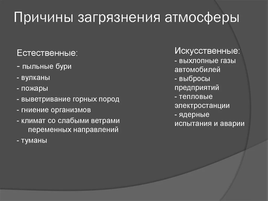 Каковы последствия загрязнения атмосферы. Причины возникновения загрязнения атмосферного воздуха. Загрязнение атмосферы причины возникновения. Причины загрязнения. Основные причины загрязнения атмосферного воздуха.