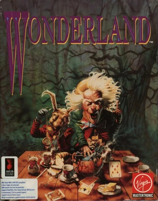 Adventures beyond wonderland. Wonderland Adventures игра. Wonderland 1990 игра. Wonderland игра 1990 dos. Wonderland системные требования.