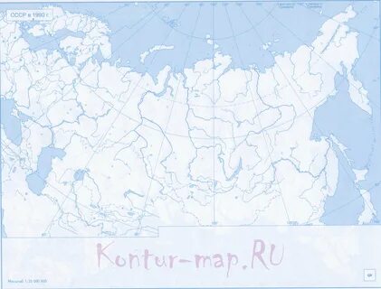 Карта ссср контурная карта фото и видео - avRussia.ru