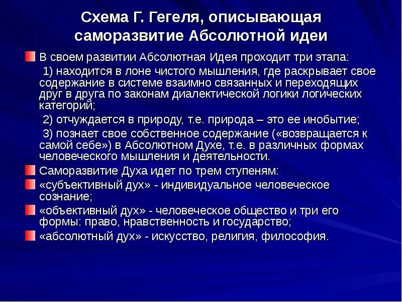 Идея не прошла. Этапы развития абсолютной идеи Гегеля. Абсолютная идея Гегеля этапы. Ступени развития абсолютной идеи Гегеля. Стадии развития абсолютной идеи Гегеля.