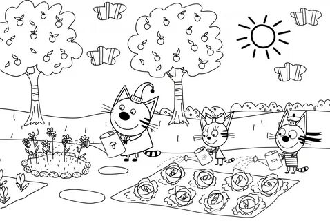 Книга: Maxi-постер. Три кота. Лето - . Купить книгу, читать рецензии Лабиринт