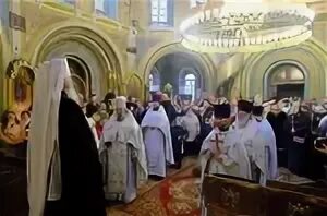 Богослужение в храме михаила архангела
