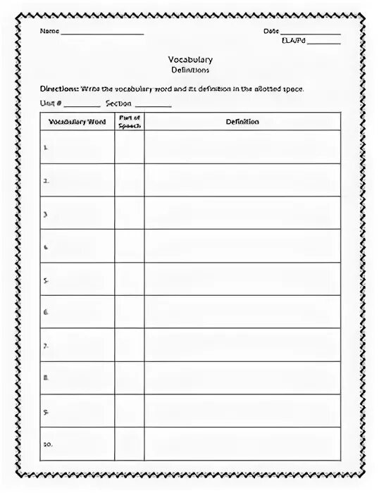 Vocabulary шаблон. Blank definition. Blank definition. Лист для vocabulary. Blank definition.