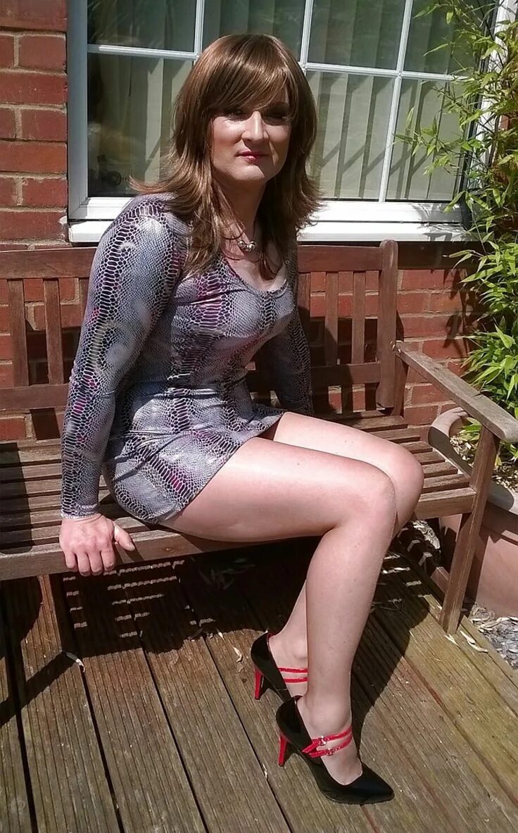 Crossdresser outdoor