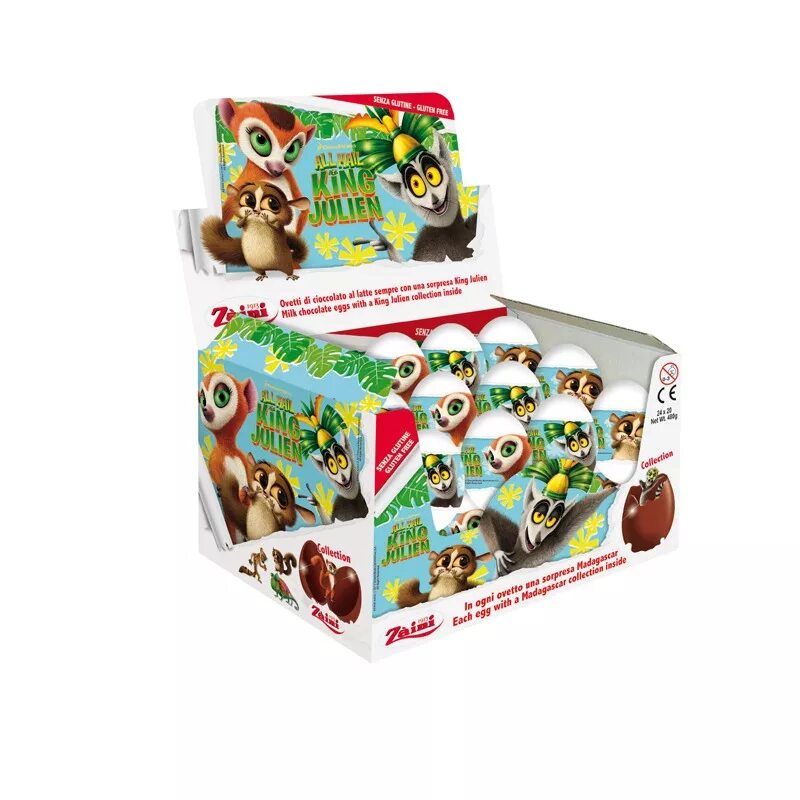 Шоколадное яйцо zaini. Шоколадное яйцо zaini king julien. шоколадное яйцо с сюрпризом zaini. zaini шоколадные яйца disney. zaini шоколад яйца дисней.
