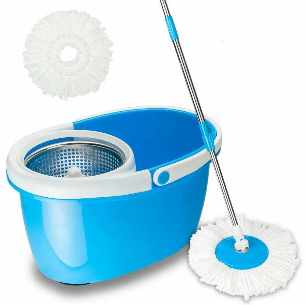 360 Degree Magic Mop Stainless Steel Spin Mop Baske. Spin Mop 360. Hurricane Spin Mop Home Cleaning System by BULBHEAD.