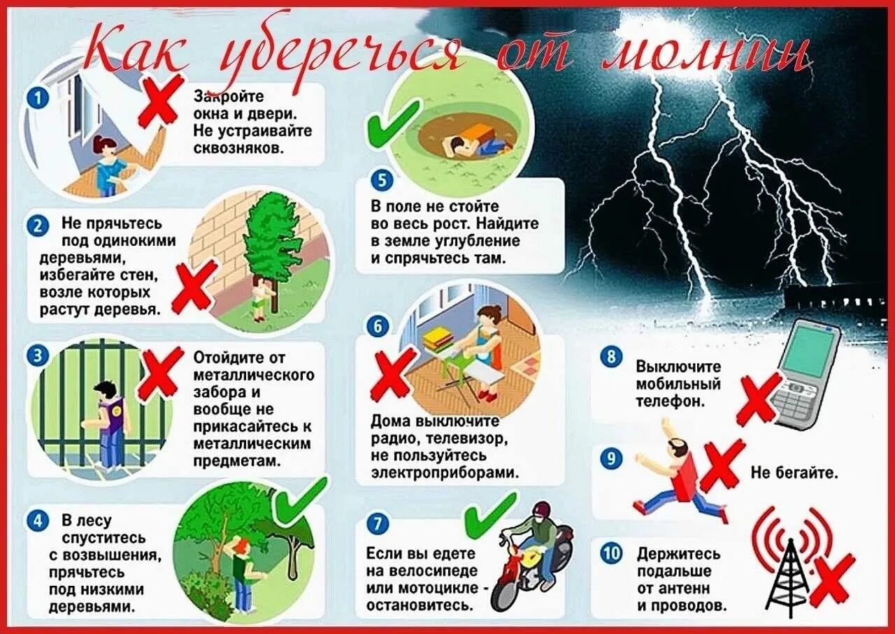 Правила безопасности при грозе. Правила безопасности при грозе и молнии. Памятка при грозе и молнии. Памятка как уберечься от молнии.