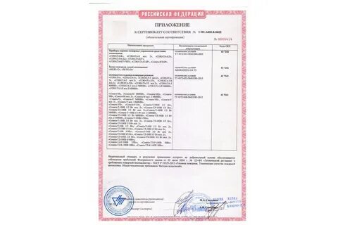 Сертификаты соната