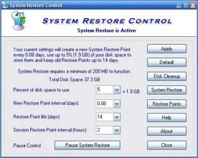 System restore