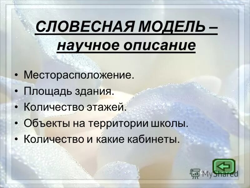 Примеры словесных моделей рассматриваемых на уроках истории. Примеры словесных моделей рассматриваемых на уроках истории