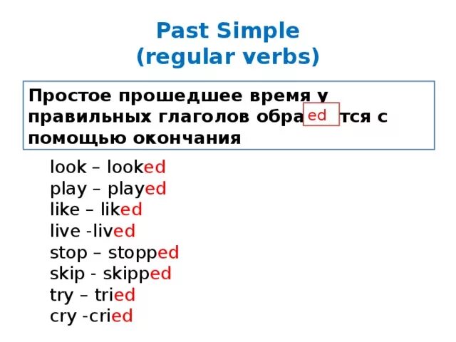 Остановиться глагол. Stop в прошедшем времени. Stop в простом прошедшем времени. Past simple окончания. Простая форма прошедшего времени глагола stop.