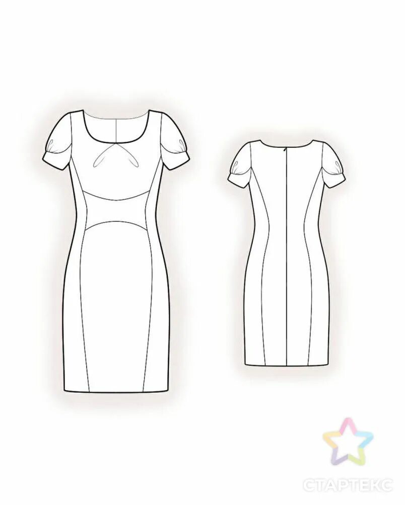 Моделирование платья с цельнокроеным рукавом. Пошив туники с цельнокроеным рукавом. Модель изделия одежды. Технический эскиз платья. Эскизы платьев.